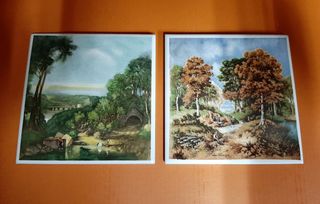 2 AZULEJOS DECORATIVOS J.C. VAN HUNNIK