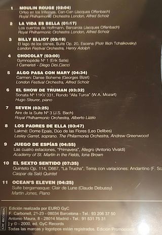 12 CDs música Relajante , B.S.O. , Celta y 60s