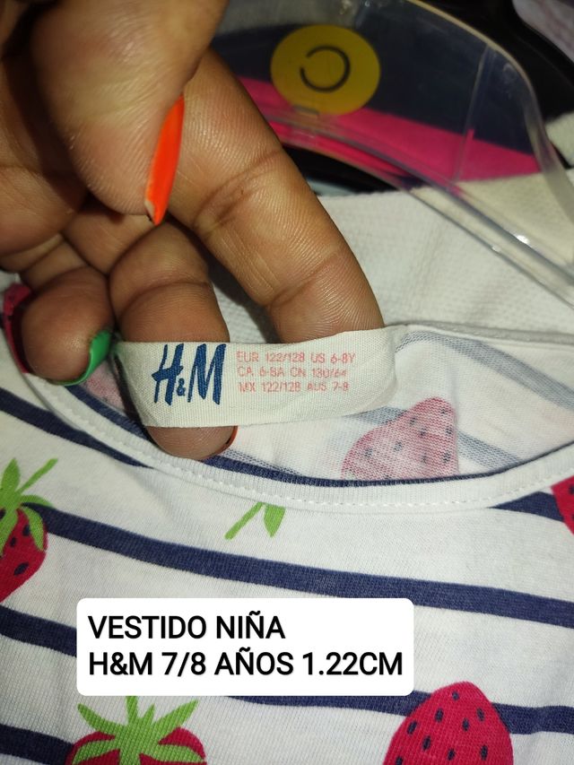 Vestido de h&m niña 7/8 año