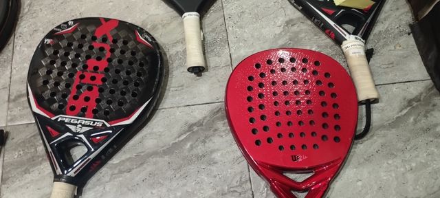 Lote de 10 raquetas de padel