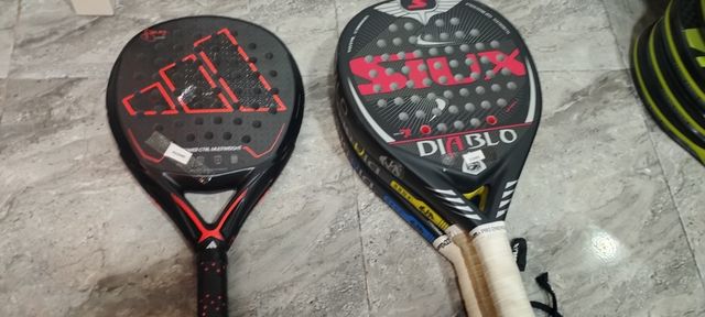 Lote de 10 raquetas de padel
