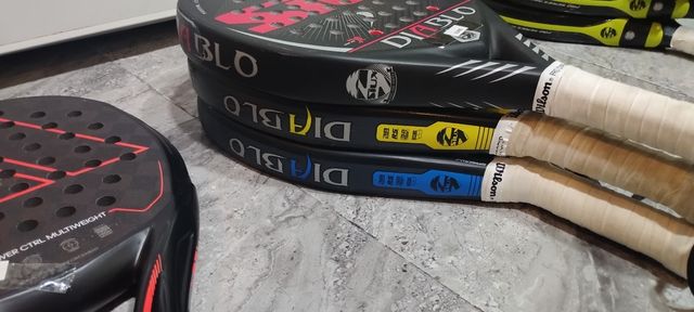 Lote de 10 raquetas de padel