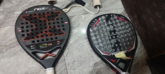 Lote de 10 raquetas de padel