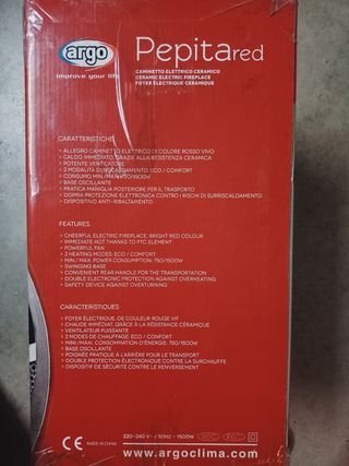 Estufa eléctrica Argos