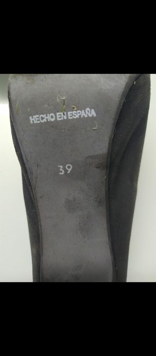 zapatos negros de tacon