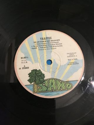 Vinilo rock psicodélico traffic the low…….spain
