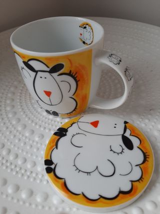 Caneca com tampa
