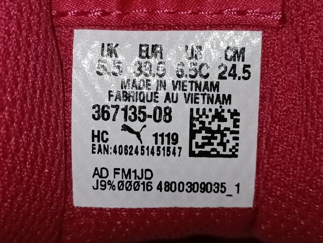 Sneakers Puma Rosa 38,5 IT