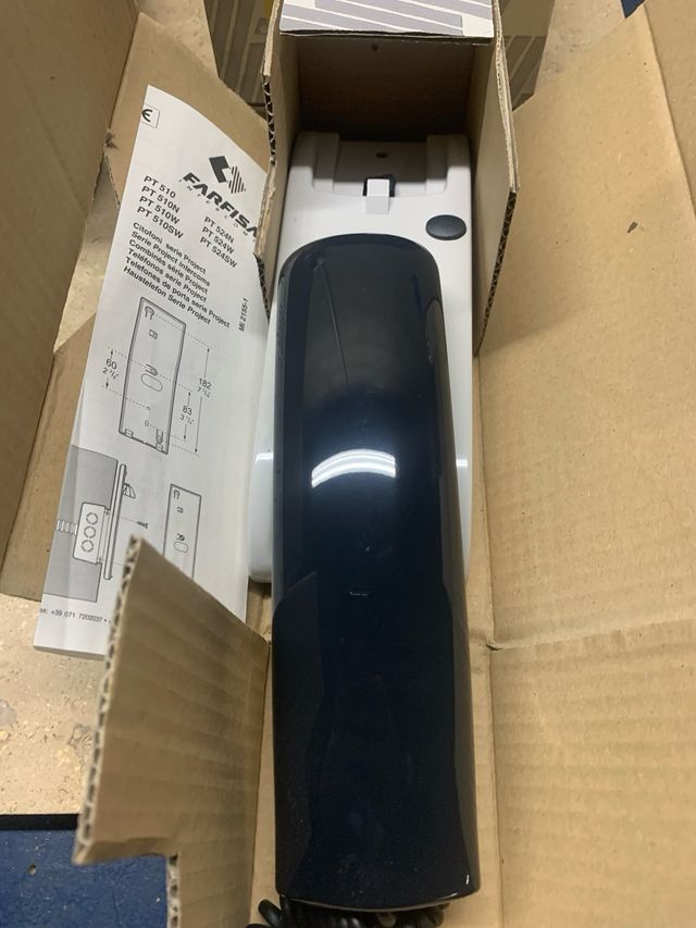 Telfonillo FARFISA BLanco- negro- PT510