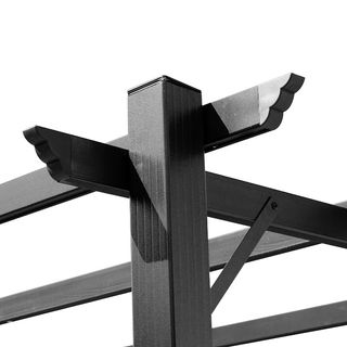 Gazebo Pergola da Giardino 3x4m con Telo in Polies