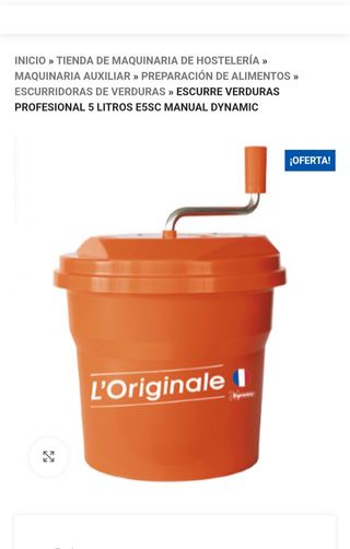 Escurridor verduras profesional E5SC