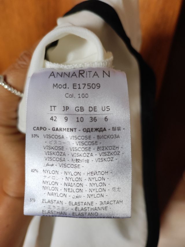 Abito bianco Made in Italy