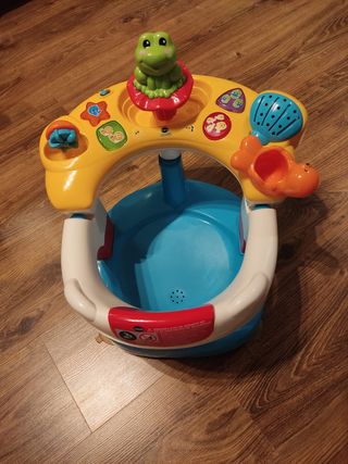 Asiento bebé para baño con actividades