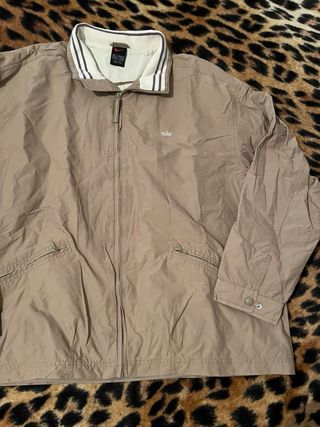Chaqueta Nike vintage 90s beige, blanco