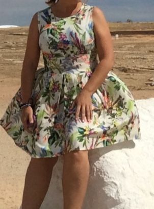 Vestido verano midi coctel