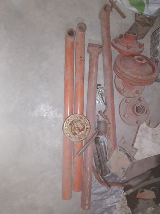 Brazos pistón empuje empacadora