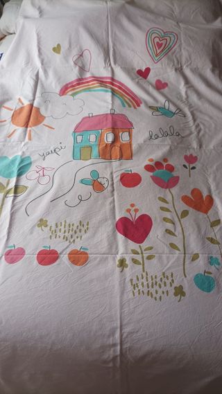 Funda nórdica algodón cama 80 
