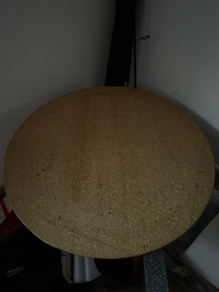 Mesa camilla 80 con cristal de metacrilato