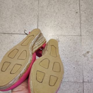 Zapatillas esparto fucsia del 37