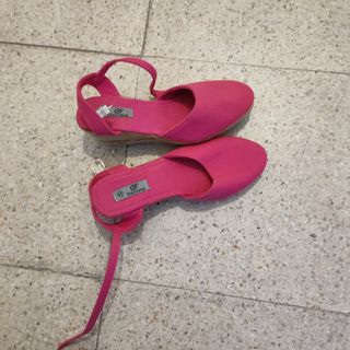 Zapatillas esparto fucsia del 37
