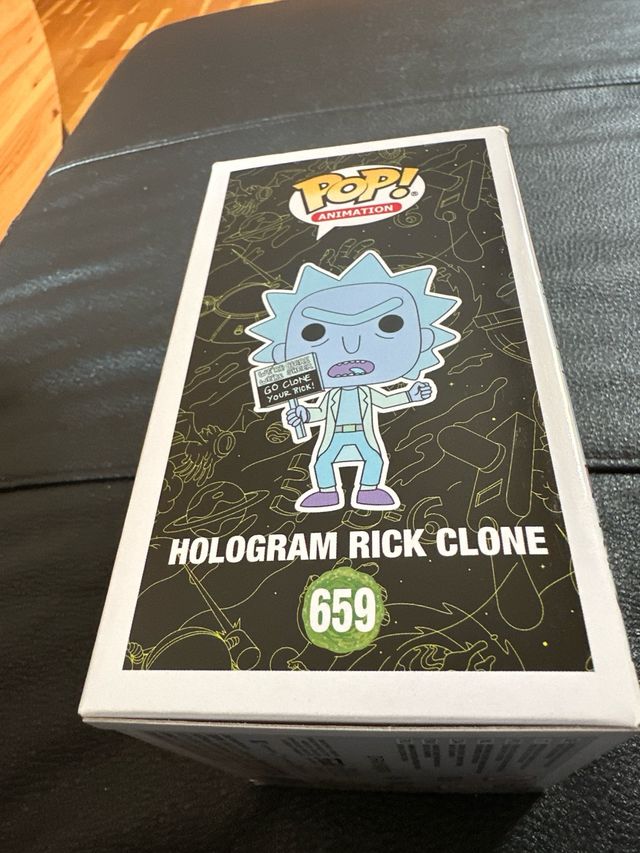 Funko pop hologram rick clone 659
