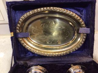 Antiguo servicio sal y pimienta