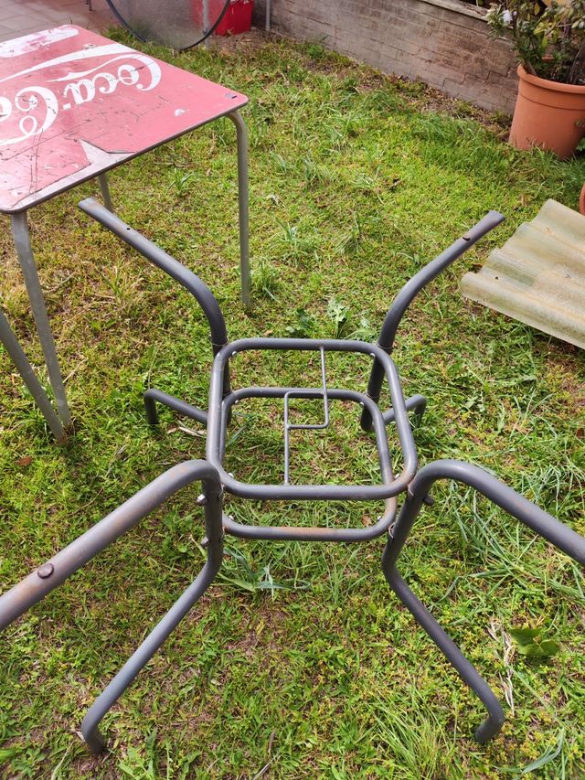 Mesa redonda cristal exterior 