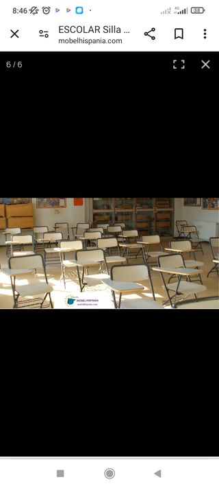 8 Sillas para aula  ALTA CALIDAD GRAN OPORTUNIDAD