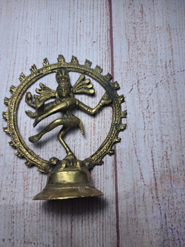 Antigua figura Hindú de Shiva en bronce.