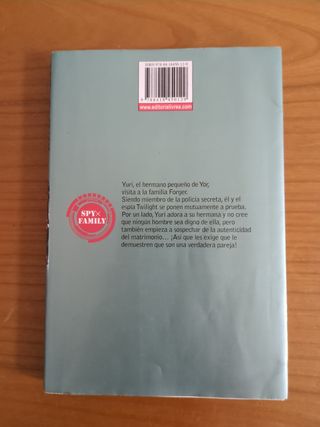 Manga Spy Family. Números 1,2 y 3