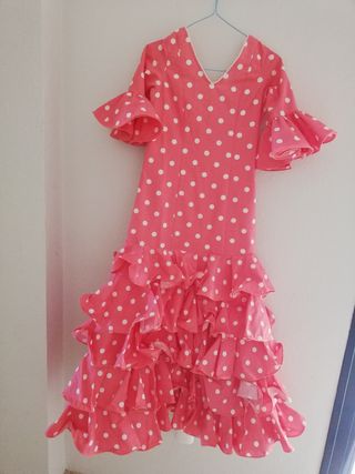 Traje de flamenca niña