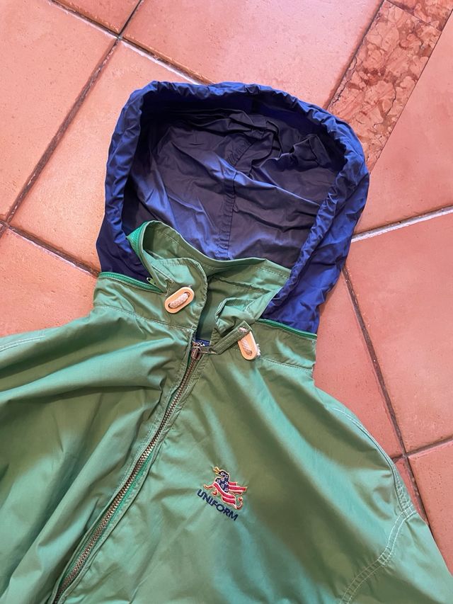 Uniform vintage 90 waterproof windbreaker jacket L