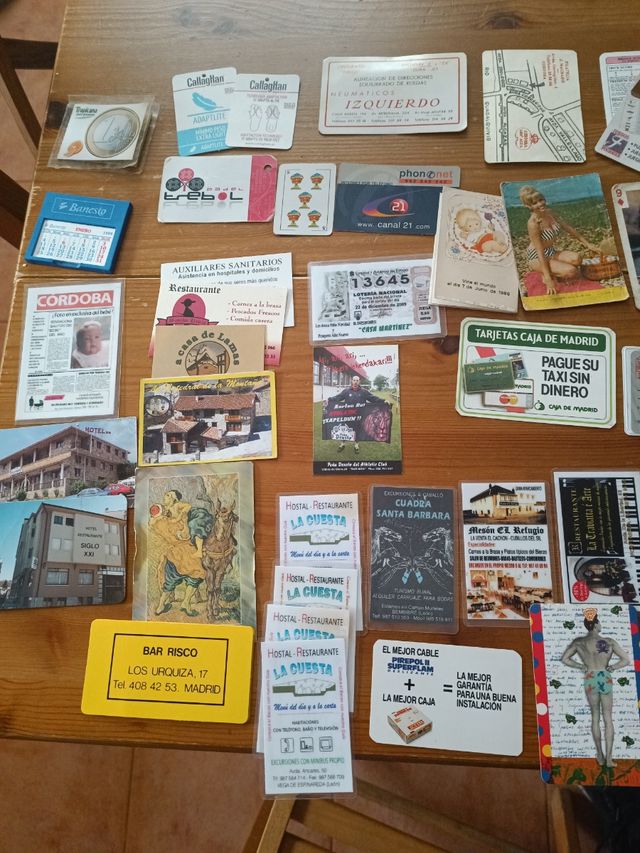 Lote material papel, pegatinas, etc