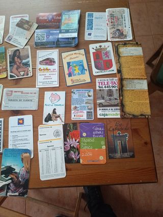 Lote material papel, pegatinas, etc