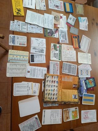 Lote material papel, pegatinas, etc