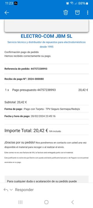 Distribuidor agua lavavajillas