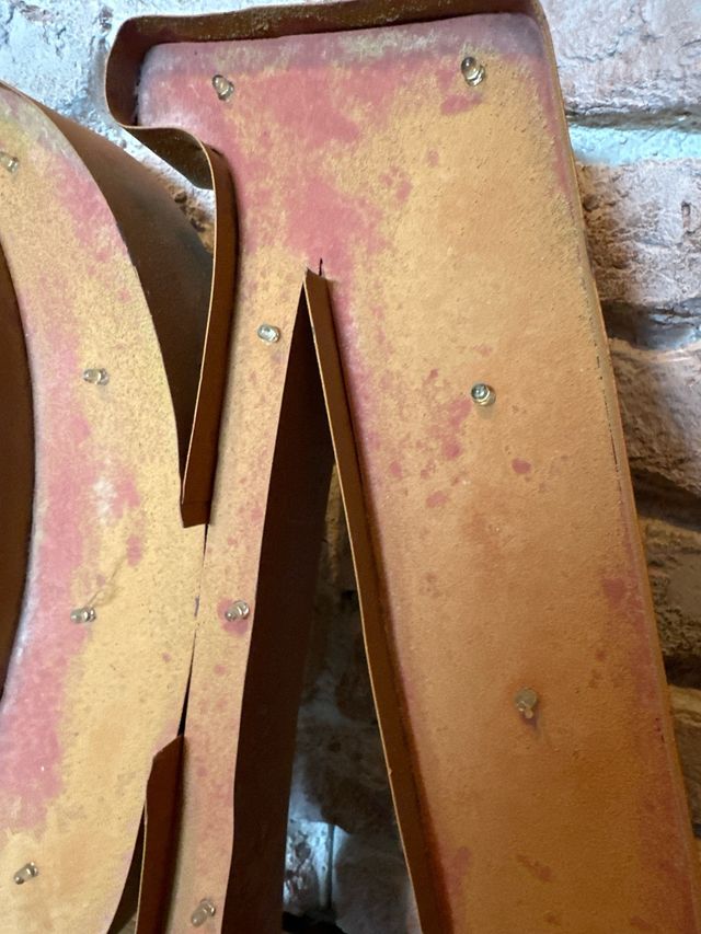 Letras luminosas leds metal