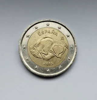 Moneda 2 euros España 2015 bisonte