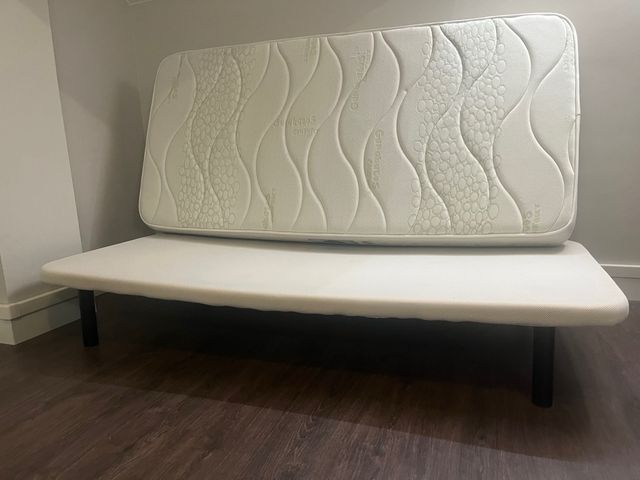Cama y somier 90