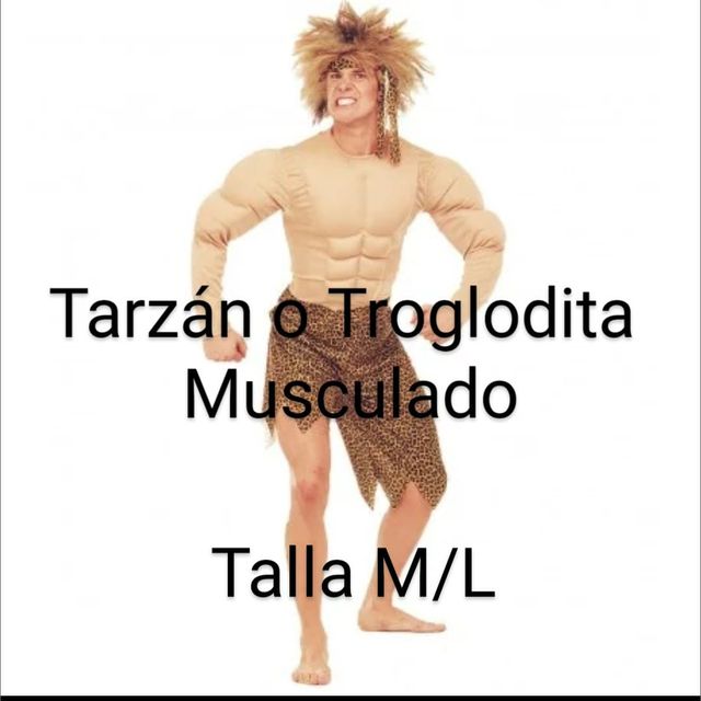 DISFRAZ TARZAN/TROGLODITA MUSCULADO