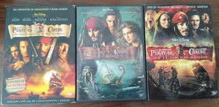 Trilogía Piratas del Caribe DVD