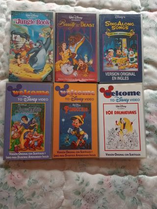 Vhs Disney ingles
