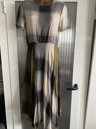 Vestido 100% algodão Zara
