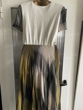 Vestido 100% algodão Zara