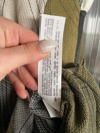 Vestido 100% algodão Zara