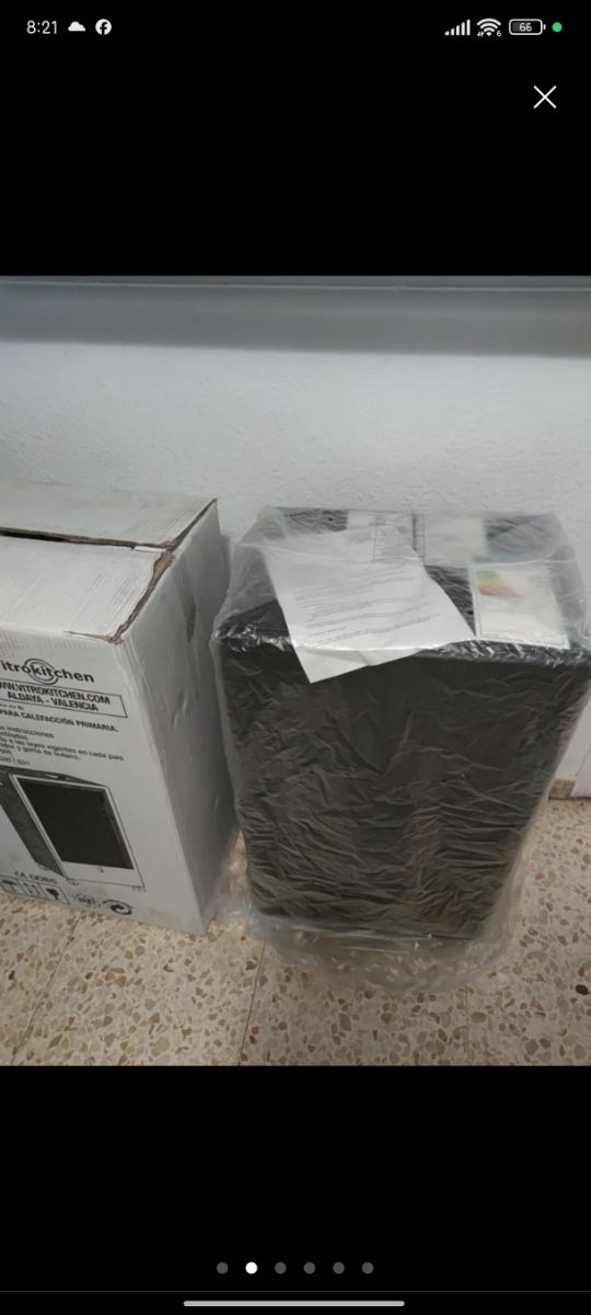 Estufa llama azul vitrokitchen nueva