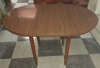 Mesa redonda plegable