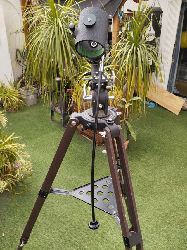 Montura eq ecuatorial clásica madera