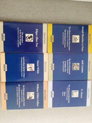 Lote 6 libros bilingues