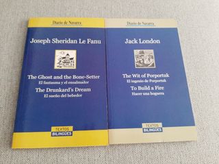 Lote 6 libros bilingues